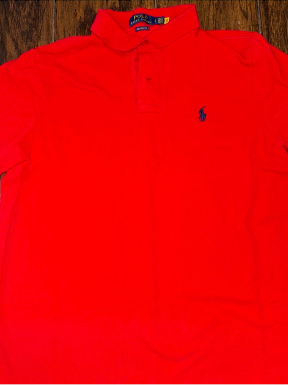Polo by Ralph Lauren Bright Red Short-Sleeve Polo with Navy Pony